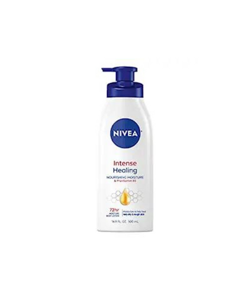 4 botellas de loción corporal curativa intensa NIVEA