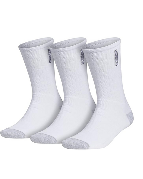 3 pares de calcetines deportivos acolchados clásicos Adidas para hombre
