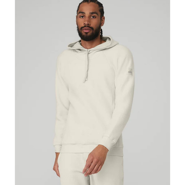 ALO Sudadera con capucha Triumph en color blanco roto para hombre