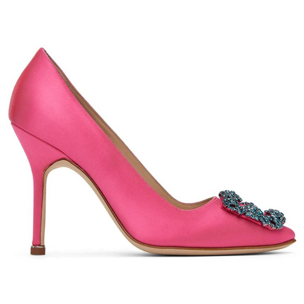 Manono Blahnik Pink Hangisi Pumps