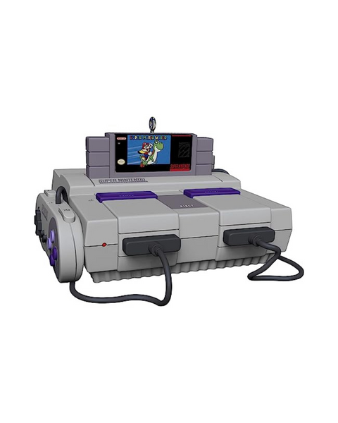 Hallmark Keepsake Adorno navideño para consola Nintendo Super NES con sonido y luz