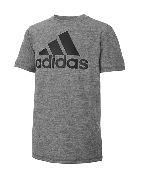 adidas Boys’ Short Sleeve Aeroready Performance Logo Tee T-Shirt