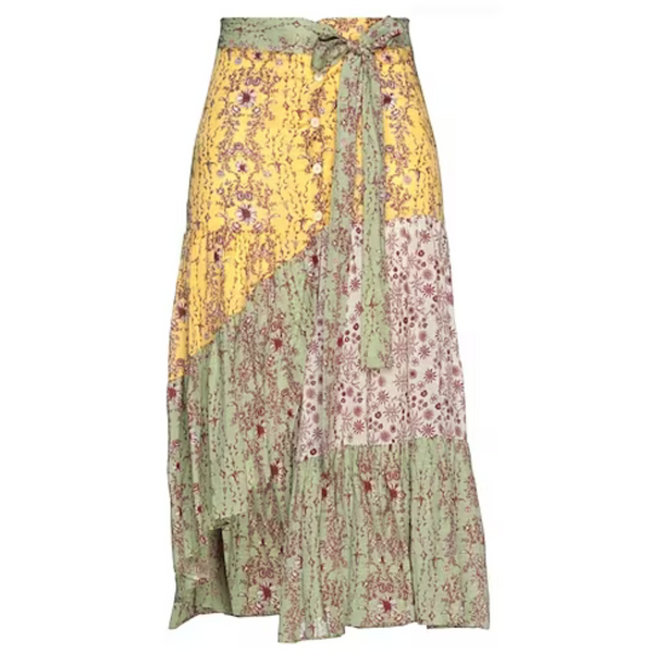 Sandro Floral Maxi Skirt