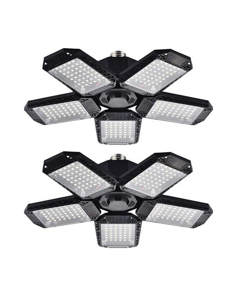 Pack of 2 LED 120W Garage Ceiling Lights