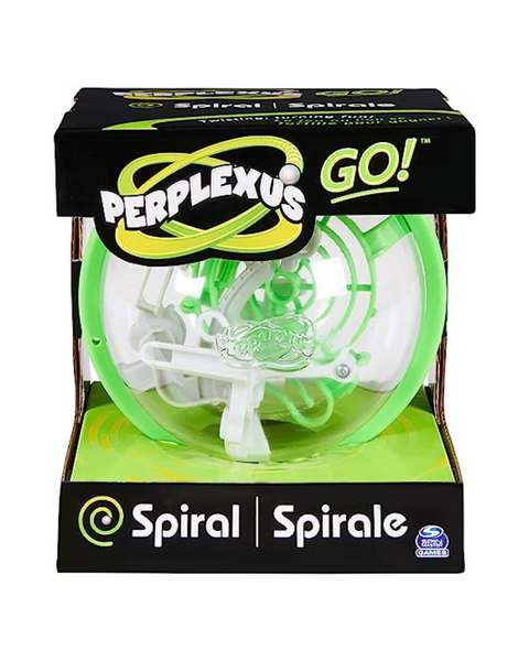 Perplexus GO! Spiral, Compact Challenging Puzzle Maze Skill Game