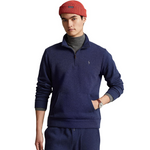 Sudadera con cremallera de 1/4 de malla de punto doble de Polo Ralph Lauren