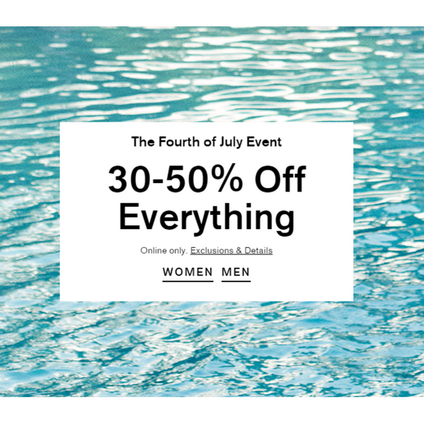 Express 30%- 50% OFF EVERYTHING!