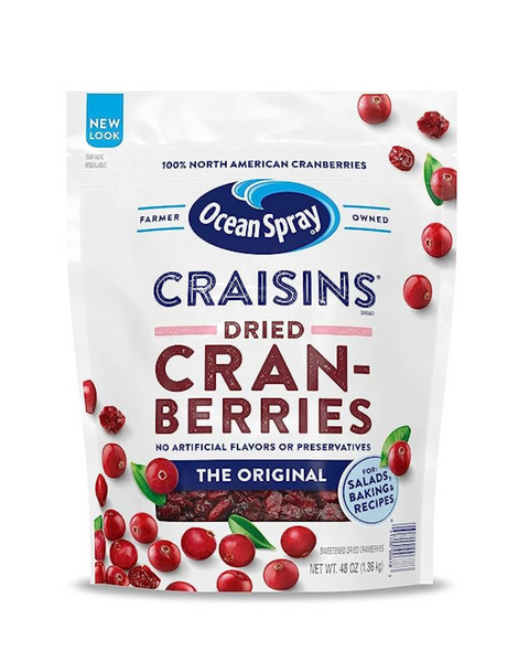 Ocean Spray Craisins Dried Cranberries, Original (48 Ounce)