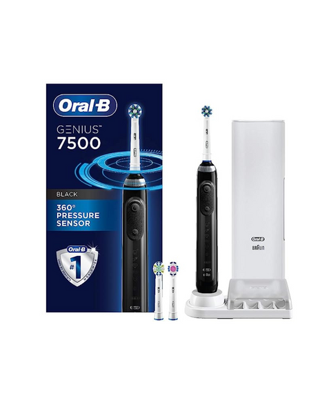 Oral-B 7500 Cepillo de dientes eléctrico con cabezales de repuesto y estuche de viaje