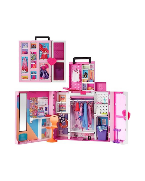 Barbie Dream Closet Playset, 35+ Clothes & Accessories