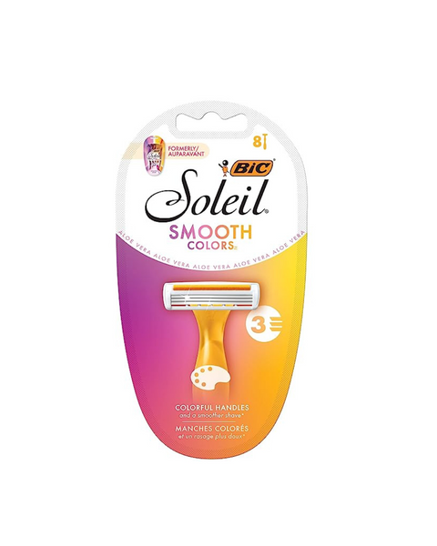 BIC Soleil Smooth Colors Sensitive Skin Disposable Razors