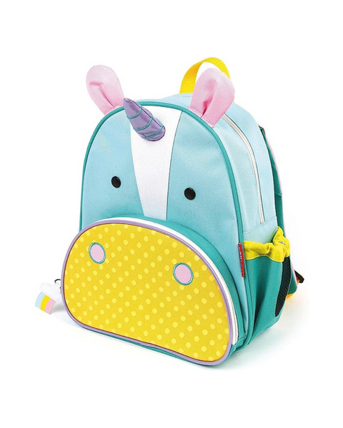 Mochila para niños pequeños Skip Hop, zoológico preescolar de 3 a 4 años, unicornio