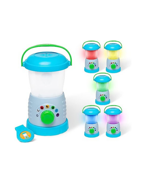 Melissa &amp; Doug Let's Explore Juego de linterna para acampar con luz y sonido