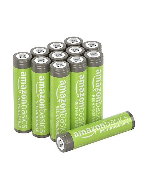 Prime Members: Set Of 12 Amazon Basics AAA Rechargeable NiMH Performance Batteries