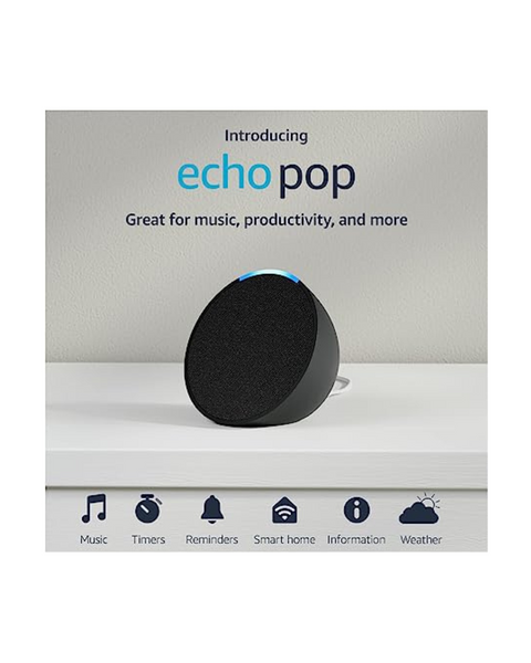 Presentamos Echo Pop, altavoz inteligente compacto de sonido completo con Alexa