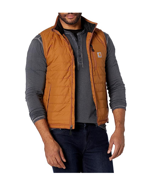 Carhartt Chaleco aislante ligero y de ajuste relajado Rain Defender para hombre