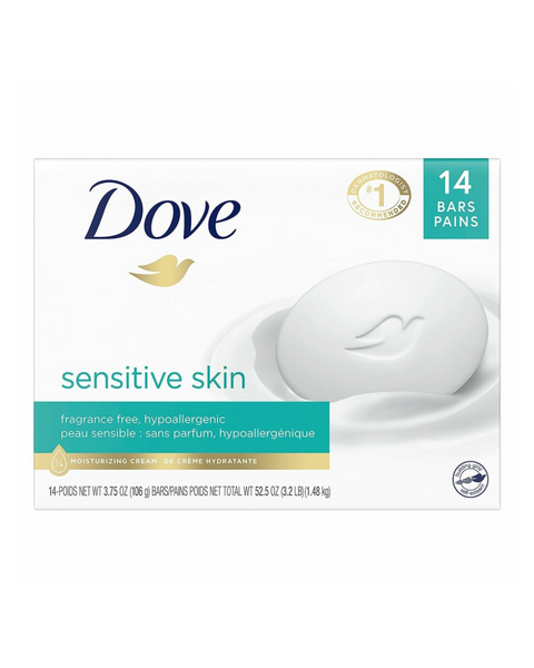 Dove Beauty Bar más hidratante que el jabón en barra para una piel más suave (14 barras)