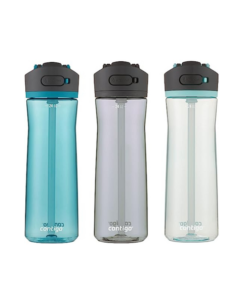 Pack of 3 Contigo Ashland 2.0 Leak-Proof 24 Oz Water Bottles