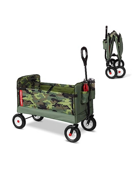 Radio Flyer 3-in-1 Camo Folding Wagon for Kids