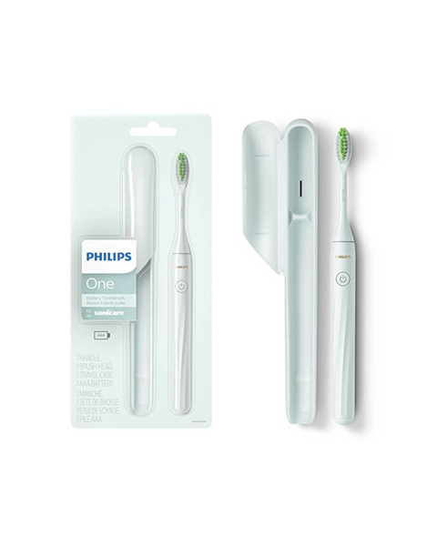 Philips One by Sonicare cepillo de dientes a batería, menta azul claro