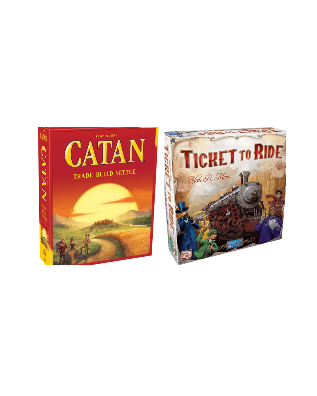 Ticket to Ride or Catan Board Games – PzDeals