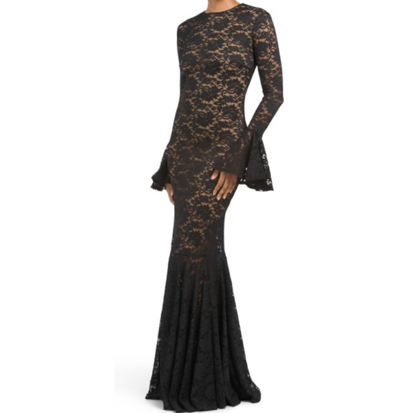 Caroline Constas Lace Gown