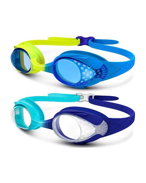 Paquete de 2 gafas de natación para niños OutdoorMaster