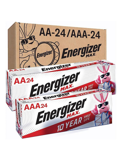 Energizer de 48 unidades, 24 pilas AA y AAA como máximo