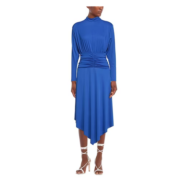 HAVEONE Vestido midi Yoox Azul