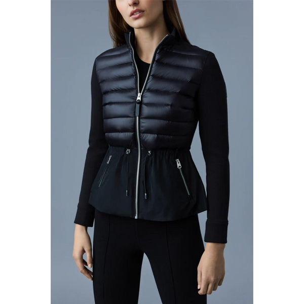 Chaqueta híbrida Joyce adornada con peplum Mackage (2 colores)