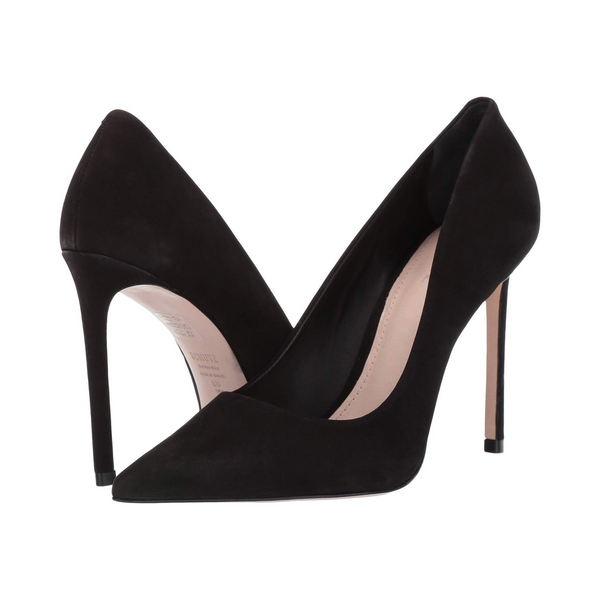 Schutz Lou Black Suede Heel (Many colors!)