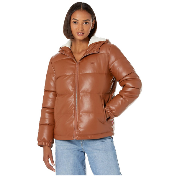 Levi's Hooded Faux Leather Jacket (3 COLORS)