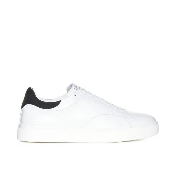 Lanvin Round Toe Lace-Up Sneakers