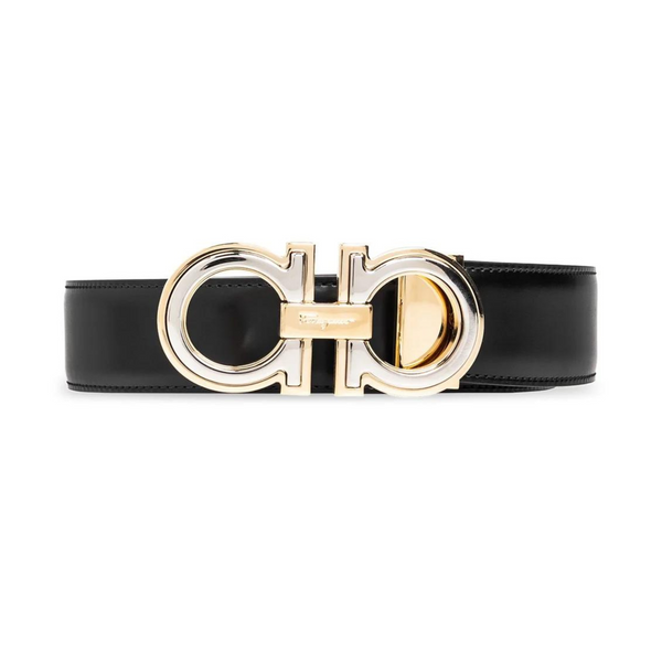 Salvatore Ferragamo Logo Engraved Gancini-Buckled Belt