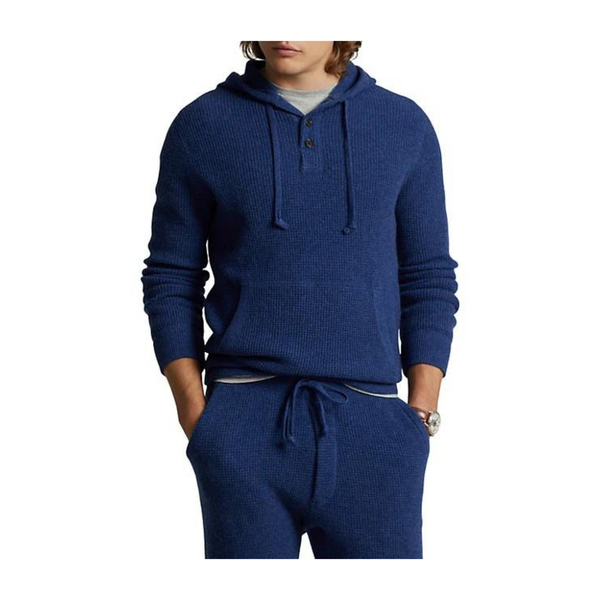 Sudadera con capucha de cachemir y punto waffle de Polo Ralph Lauren