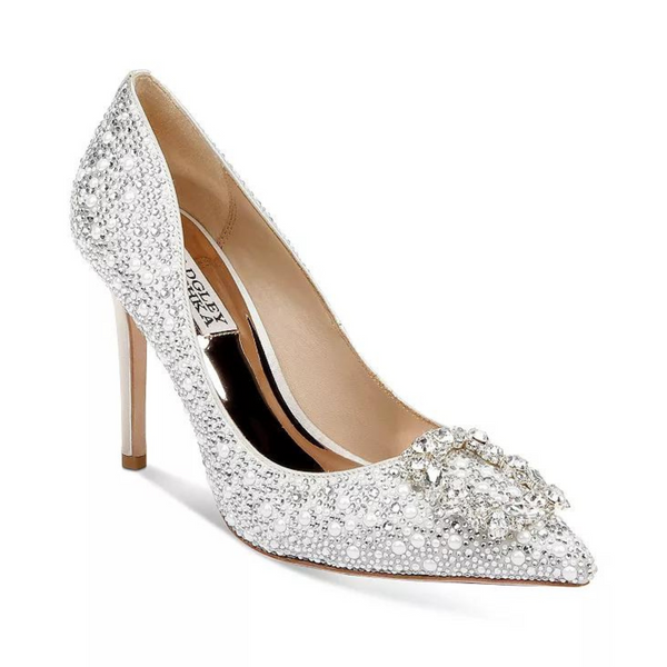 Badgley Mischka Zapatos de tacón con adornos Cher II para mujer