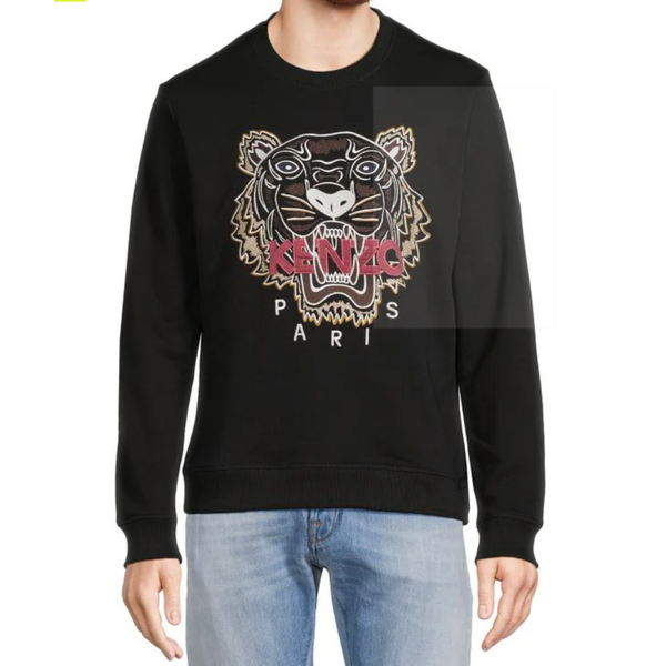 Sudadera con cuello redondo y logo KENZO (HOMBRE)