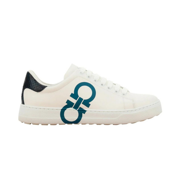 Salvatore Ferragamo Gancini Low-Top Sneakers (MEN)