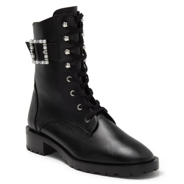 Stuart Weitzman Pearl Buckle Boot