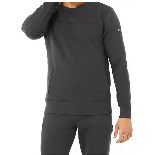 Alo Yoga Fleece Base Crewneck Sweatshirt (MEN)