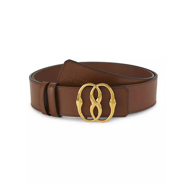 Bally Leather Emblem Belt (MEN)