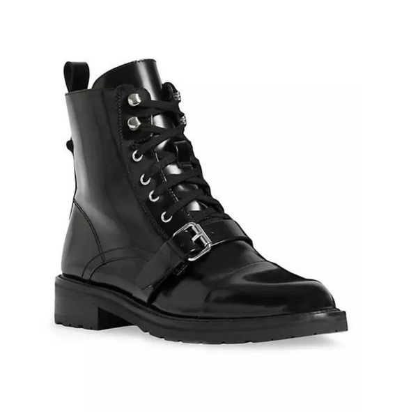 AllSaints Donita Leather Lug-Sole Boots