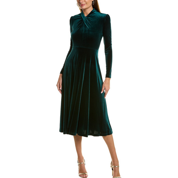 Maison Tara Velvet Midi Dress (2 COLORS)