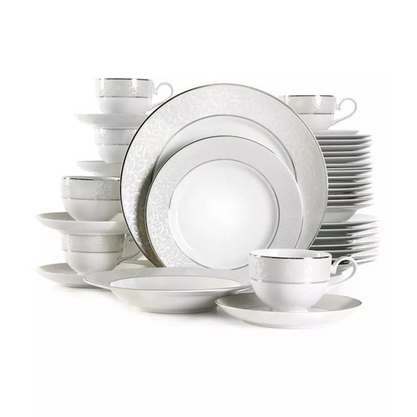 MIKASA Parchment 40 Pc. Dinnerware Set, Service for 8 AND MORE SETS!