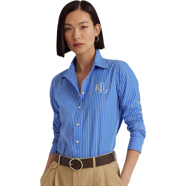 LAUREN Ralph Lauren Striped Cotton Broadcloth Shirt