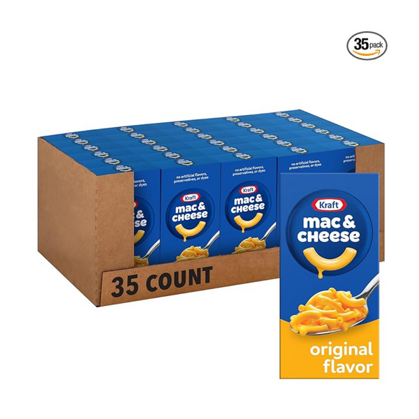 35-Pack Kraft Original Flavor Macaroni and Cheese Dinner