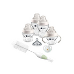 Tommee Tippee Nature Baby Kit de 4 biberones con cepillo de limpieza