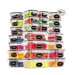 48-Count Food Storage Containers with Airtight Lids