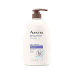 Jabón corporal Aveeno para aliviar el estrés (botella con bomba de 33 oz)