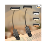 2-Pack Rechargeable LED Book Reading Light